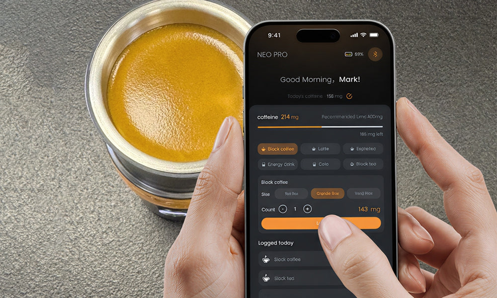 Brew OS on Neo Pro — photo-to-curve extraction control