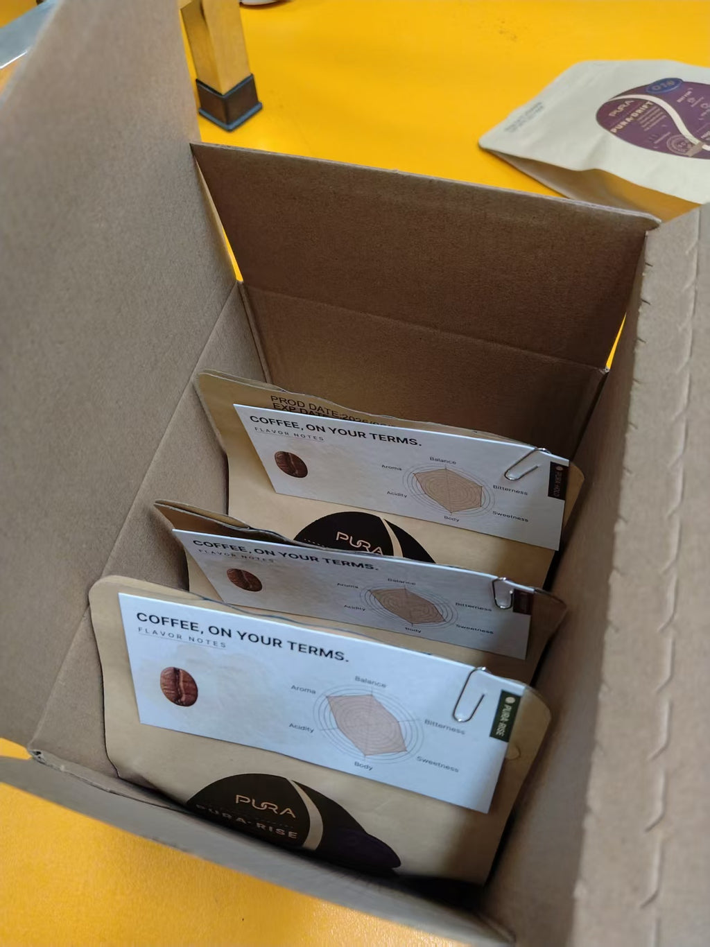 PURA Signature Gift Box — three 8 oz pouches inside